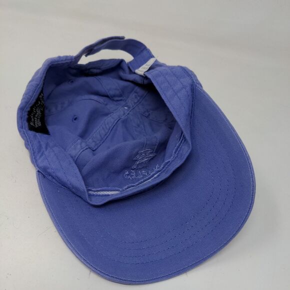 Distinctive Headwear Men's Strapback Hat Purple Embroidered Naples Dolphins Logo - Picture 6 of 8